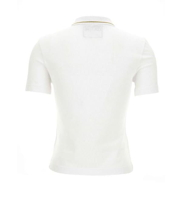 Versace V-Emblem Embroidered Polo Shirt 80HAGT02 CJ01T G03