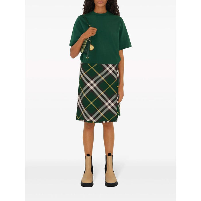 BURBERRY Logo Patch Short Sleeve T-Shirt for Women