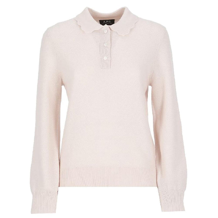 A.P.C. Olivia Wool Collar Knit Sweater