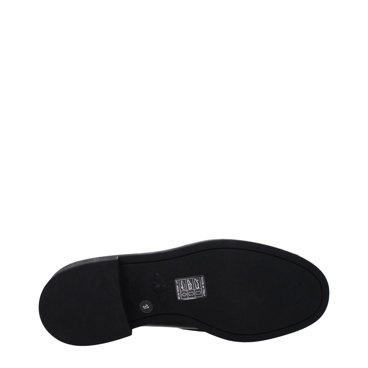 GUCCI Black Leather Loafers