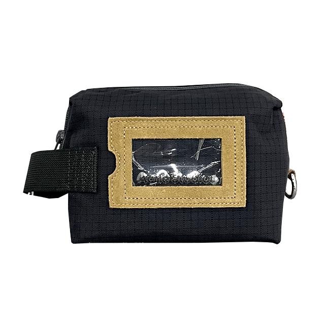 Acne Studios Pink Logo Label Ripstop Clutch Pouch C10176 900