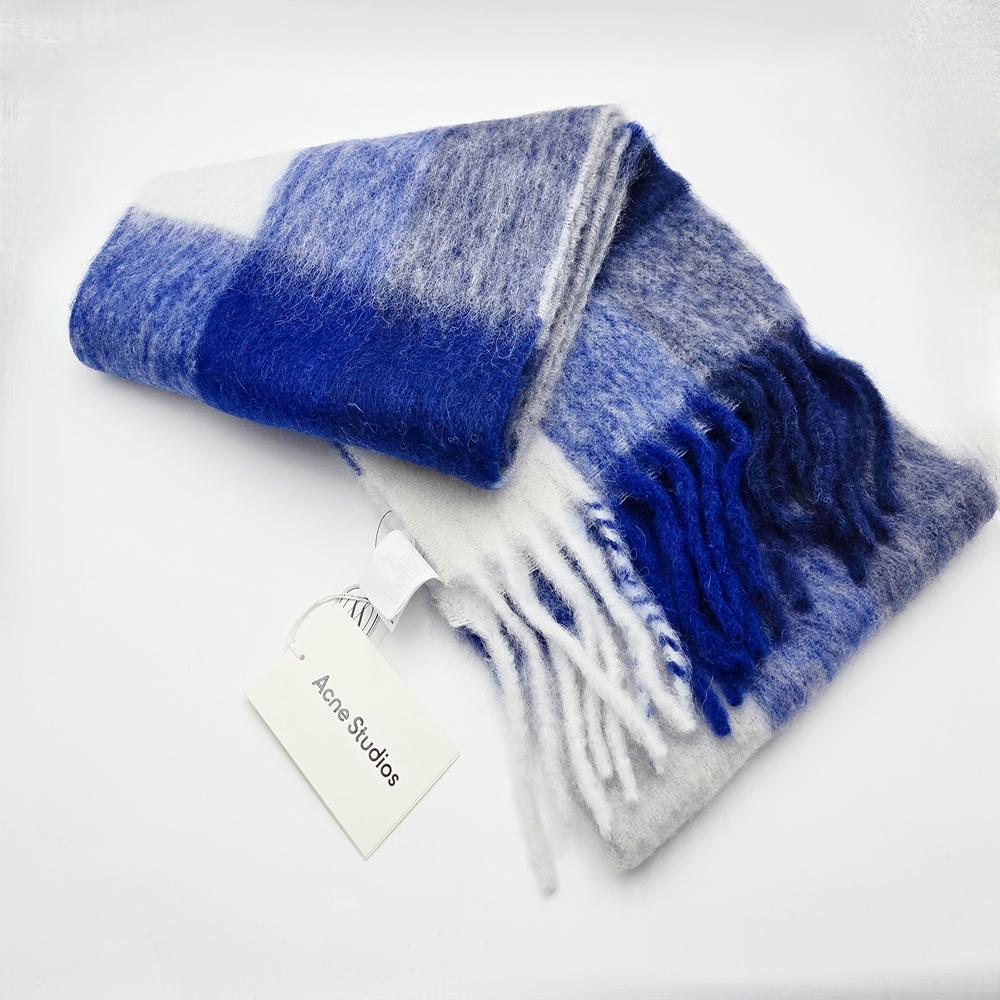 Acne Studios Mohair Check Scarf Valley Muffler Unisex CA0084 DL7