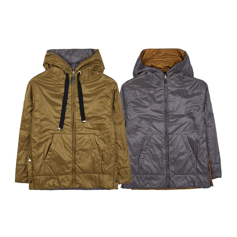 Max Mara Women’s Reversible Down Jacket Dali Ivory