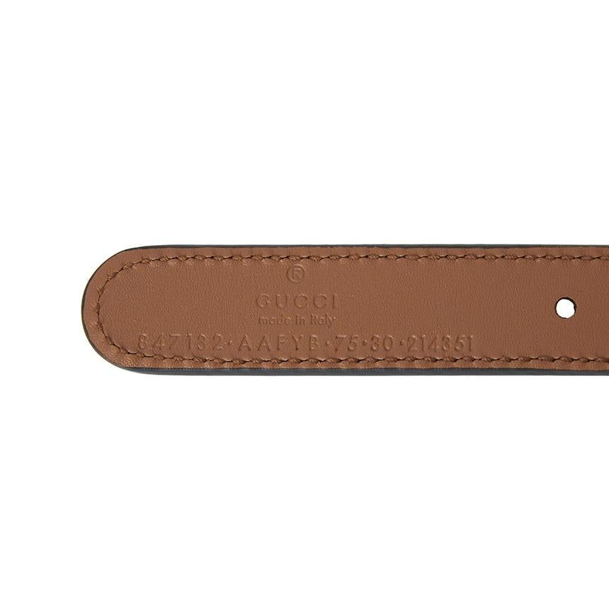 GUCCI GG Marmont Reversible Leather Belt for Women