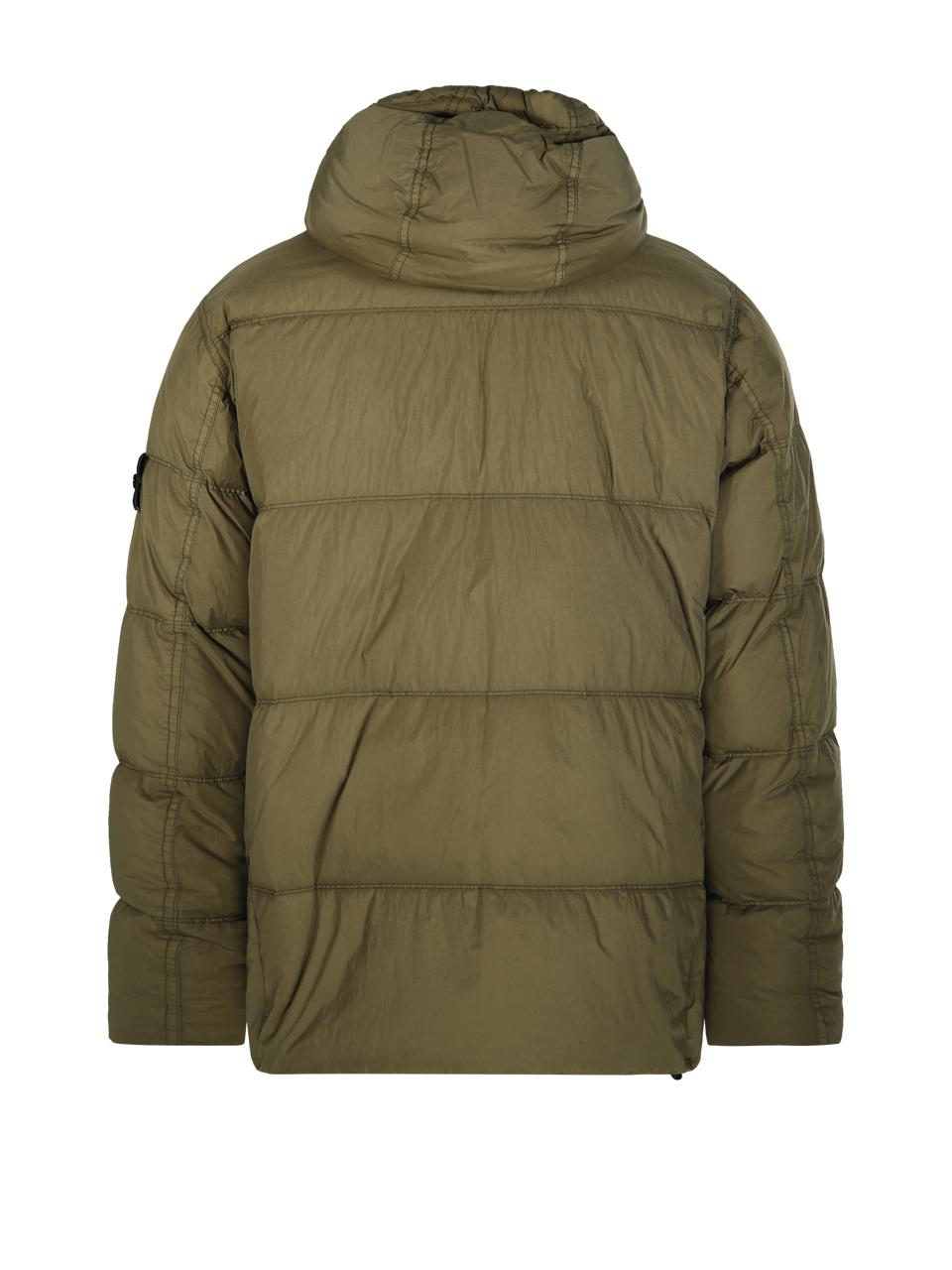 STONE ISLAND Black Down Puffer Jacket Men’s