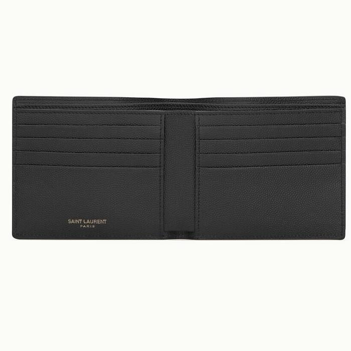Saint Laurent Cassandre East West Leather Bifold Wallet 453276BTY0U1000