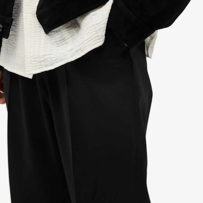 OUR LEGACY Black Worsted Wool Chino Dress Pants for Men