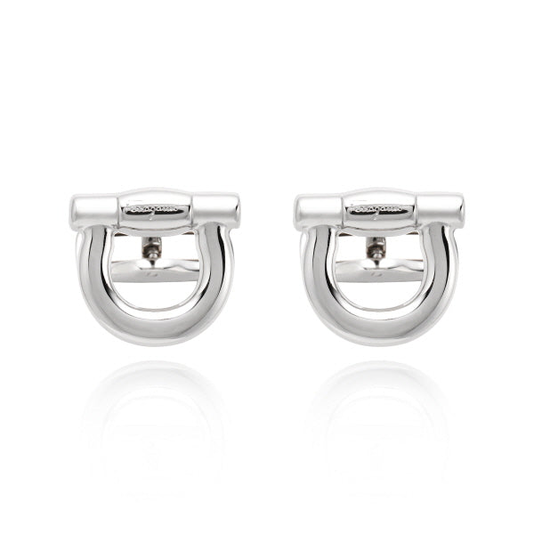 Ferragamo Gancini Cufflinks Men’s Silver-Tone Jewelry 77 5189 0676145