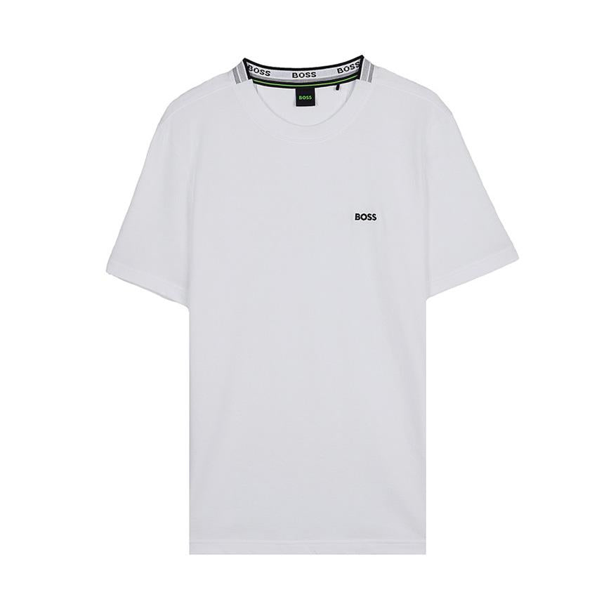 HUGO BOSS Men’s Logo Jacquard T-Shirt 50529941 100