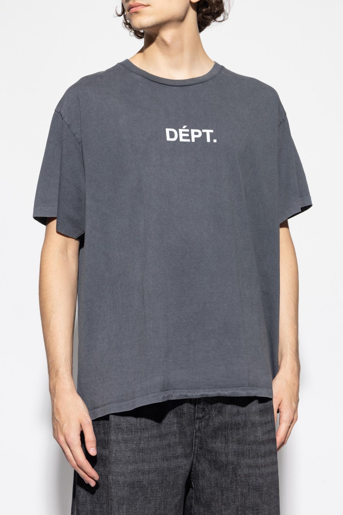 GALLERY DEPT. Vintage Black TEAM DEPT Graphic T-Shirt Unisex