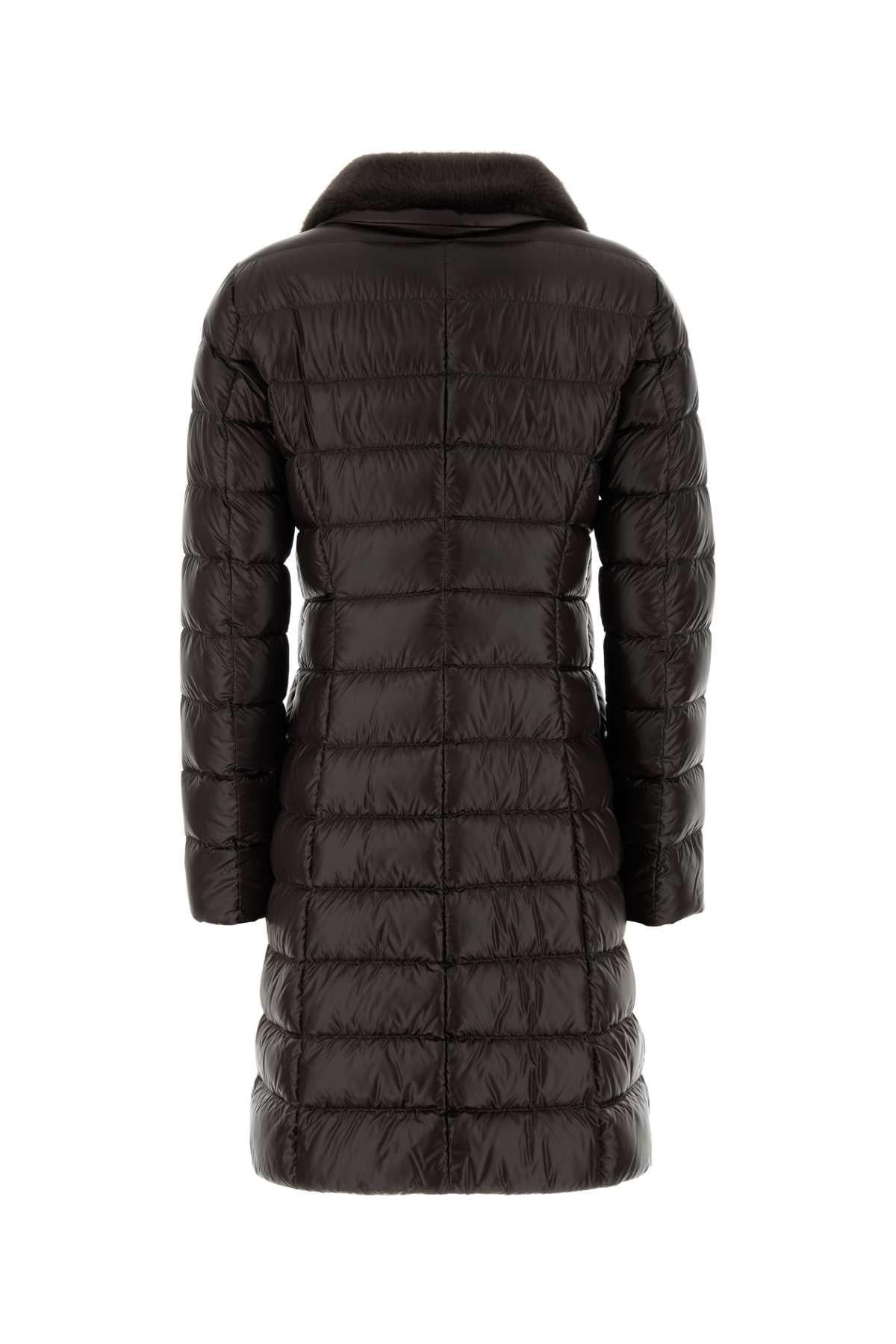 Herno Black Lightweight Down Puffer Jacket for Women