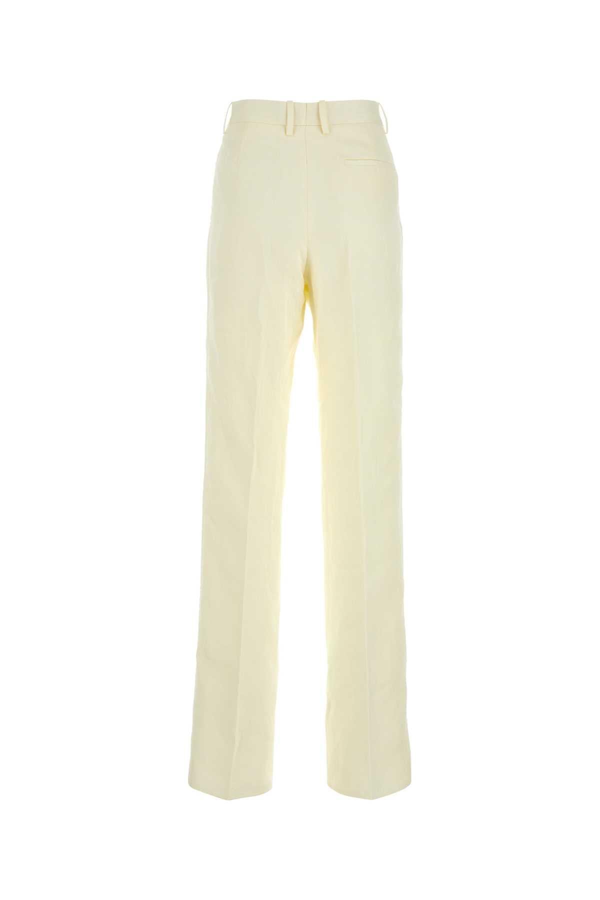 Bottega Veneta Beige Wool Classic Trousers