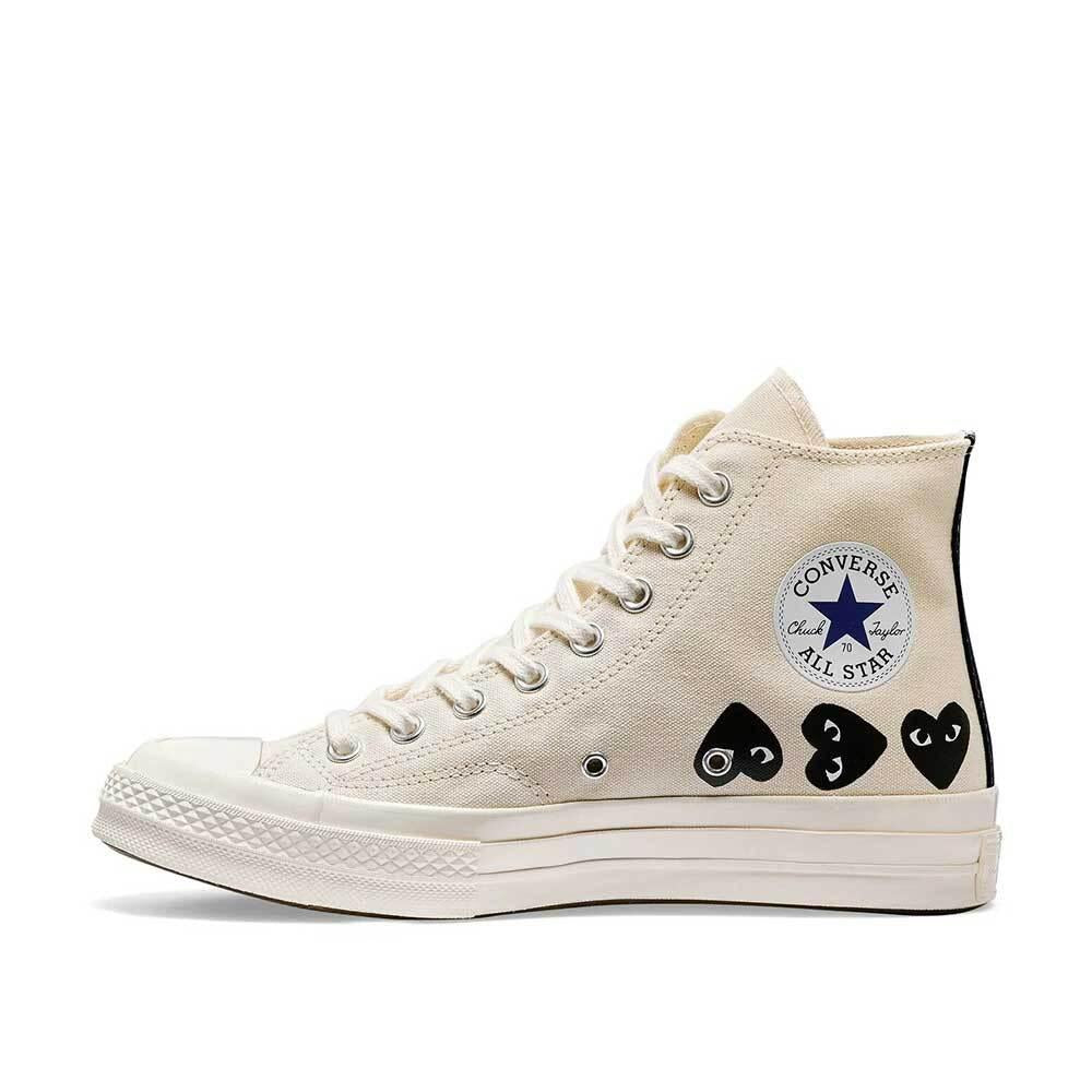 Comme des Garcons Unisex High-Top Canvas Sneakers AZ K127 001 2