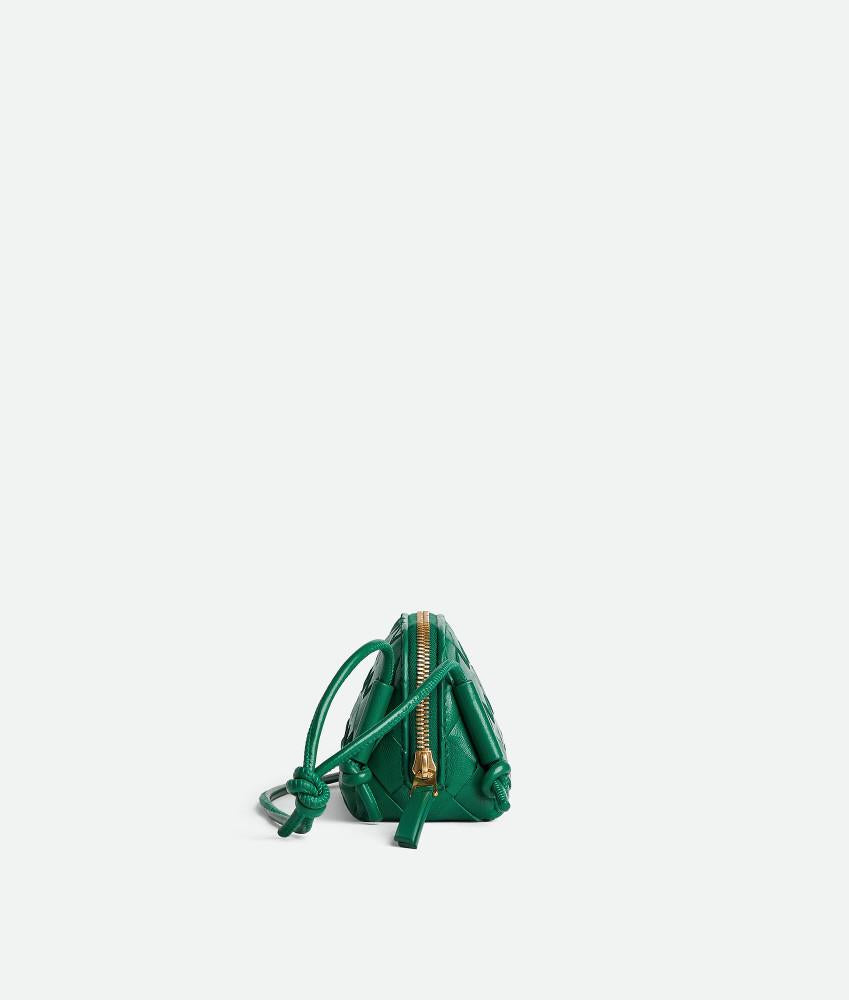 Bottega Veneta Intrecciato Candy Concert Pouch Jungle Green