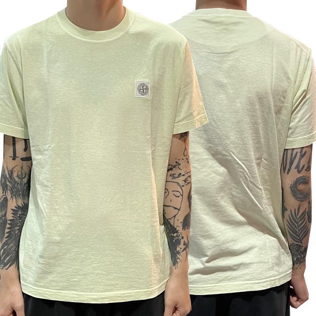 STONE ISLAND Fissato Logo Patch Short Sleeve T-Shirt V0152