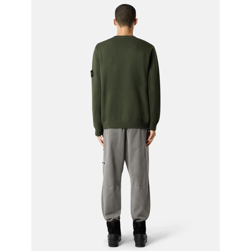 STONE ISLAND Men's Winter Cotton Knit Crewneck Sweater
