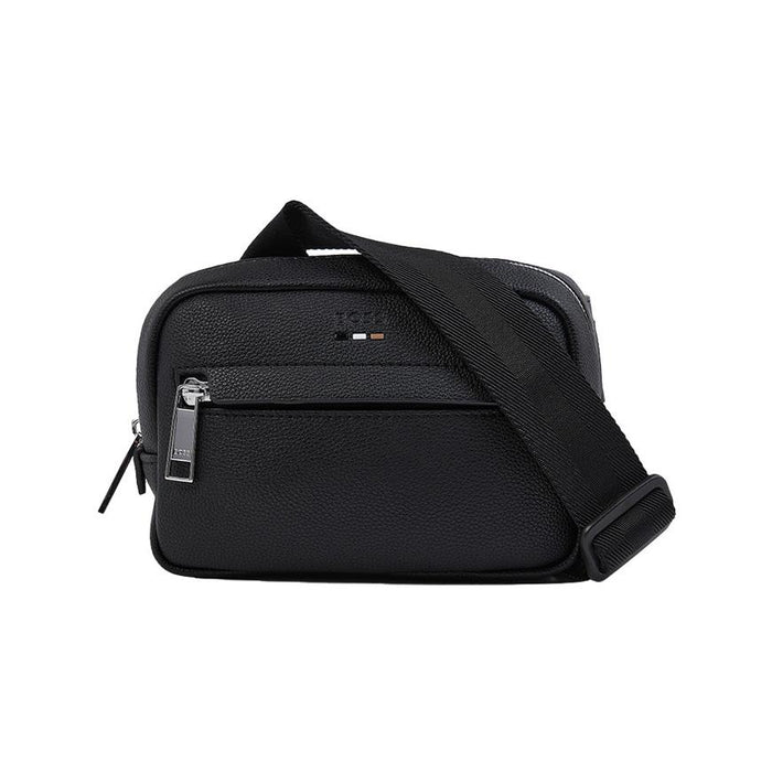 HUGO BOSS Men’s Pebbled Leather Messenger Bag 50548019 001
