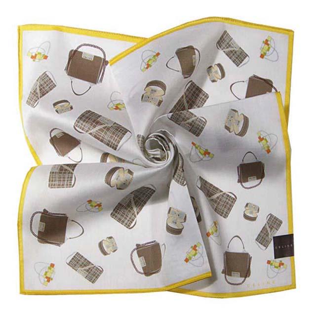 CELINE Petite Scarf Handkerchief Combo