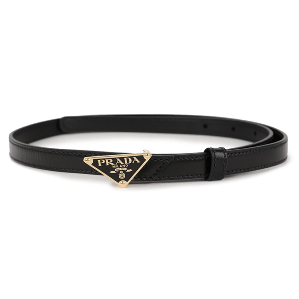 PRADA Saffiano Leather Belt Black 1CC621 2CYR F0002