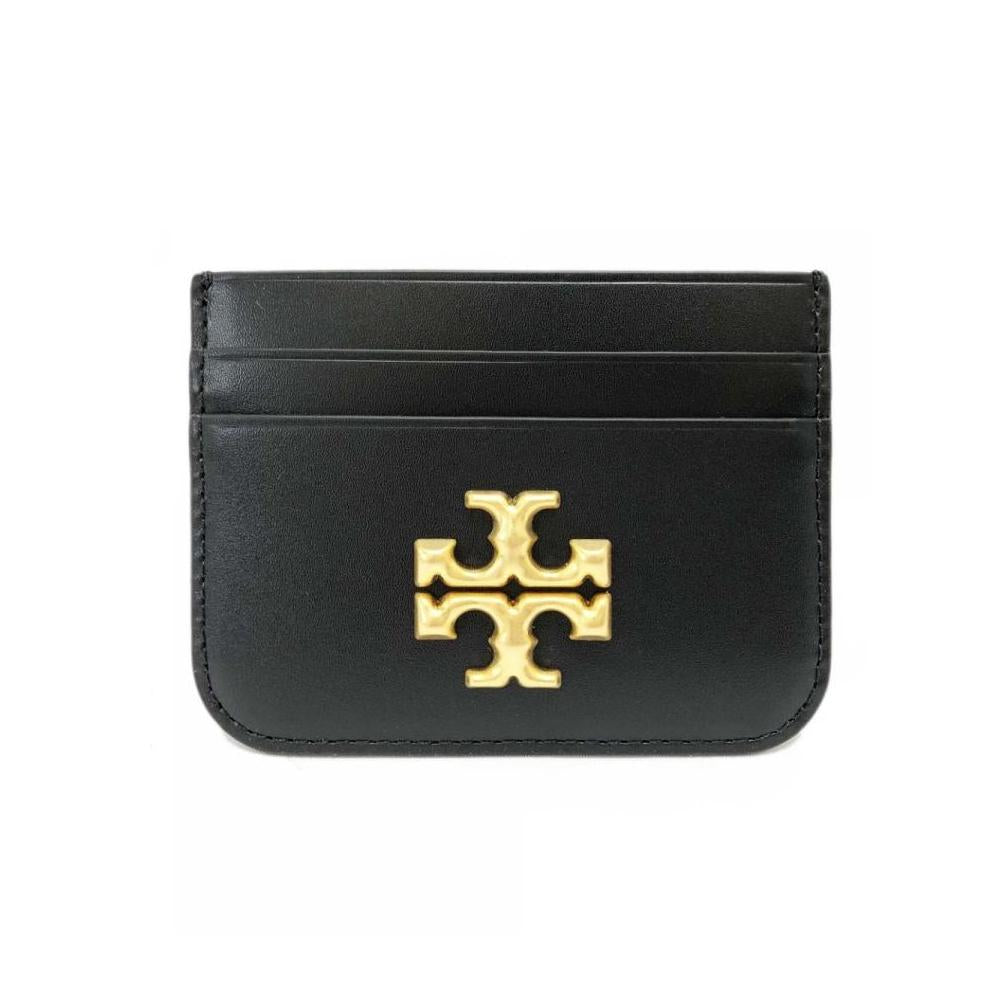 Tory Burch Eleanor Black Leather Card Holder Wallet 86346 001