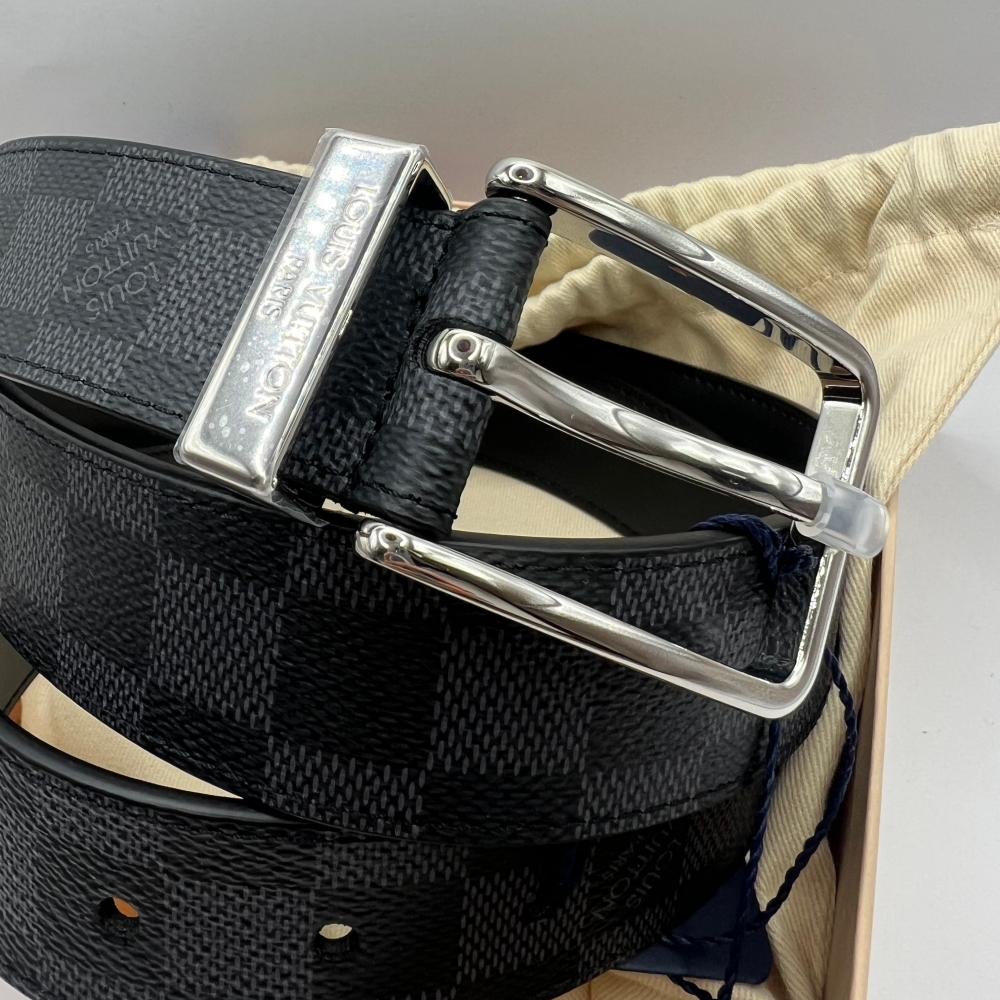 Louis Vuitton Damier Pont Neuf 35mm Men's Belt M8200T