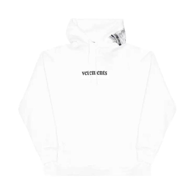 Vetements Women’s Oversized White Hoodie