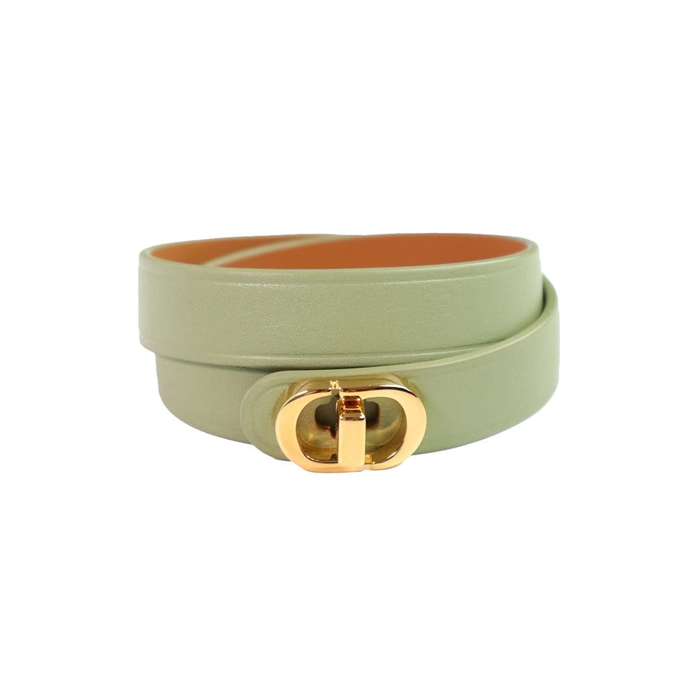DIOR Montaigne Double Bracelet Women Gold-Tone Metal Jewelry