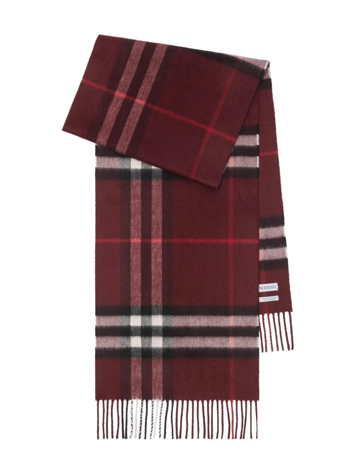 BURBERRY Check Wool Scarf