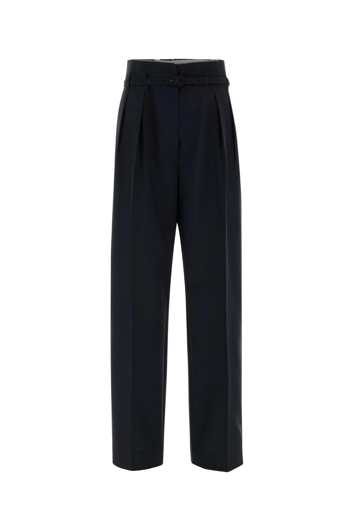 PRADA Black Wool Classic Trousers