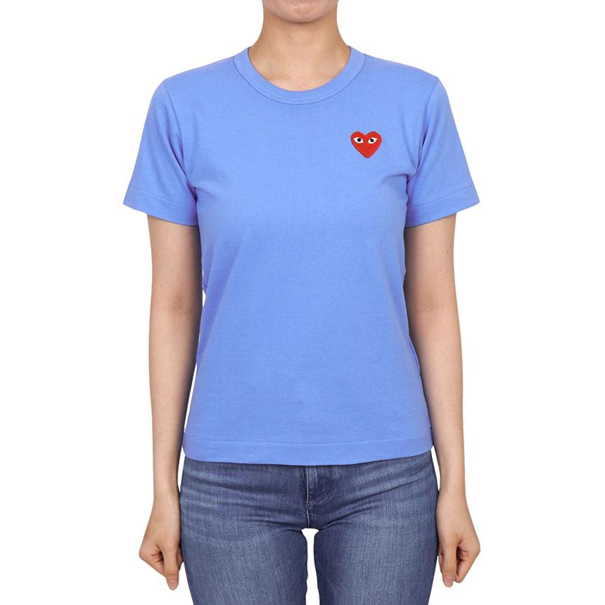 Comme des Garcons Red Heart Patch Short Sleeve T-Shirt Unisex AZ T211 051 1