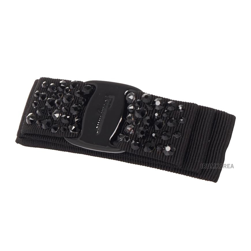 Ferragamo Vara Hair Clip Black Women’s Hair Pin