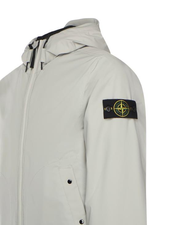 STONE ISLAND Pearl Gray Down Puffer Jacket Women K2S154100086 S0A27 V0061