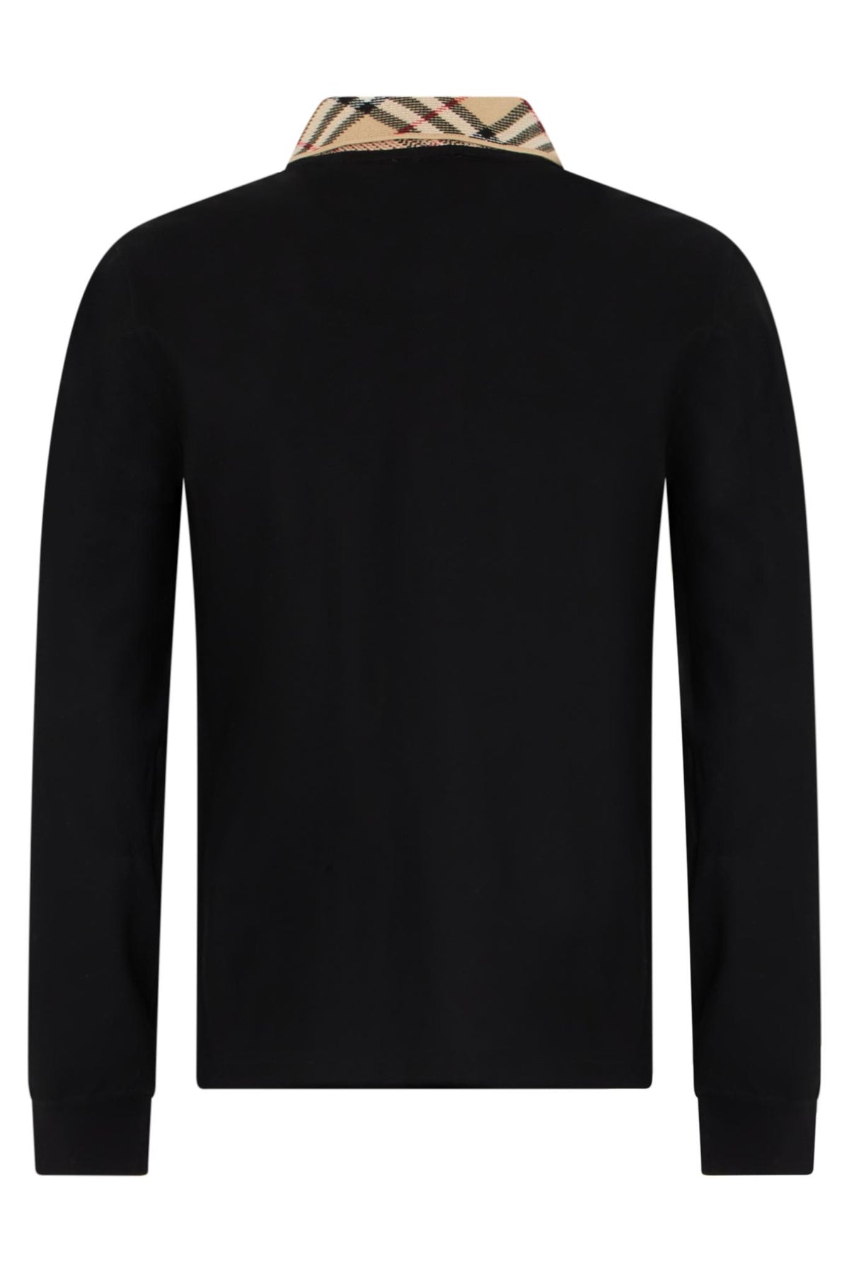 BURBERRY Short Sleeve Polo Shirt Black Men Cotton