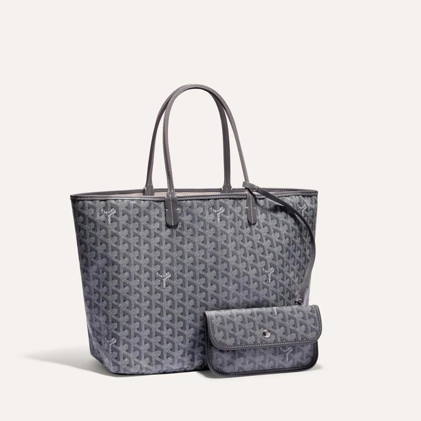 GOYARD Saint Louis PM Grey Tote Bag for Women