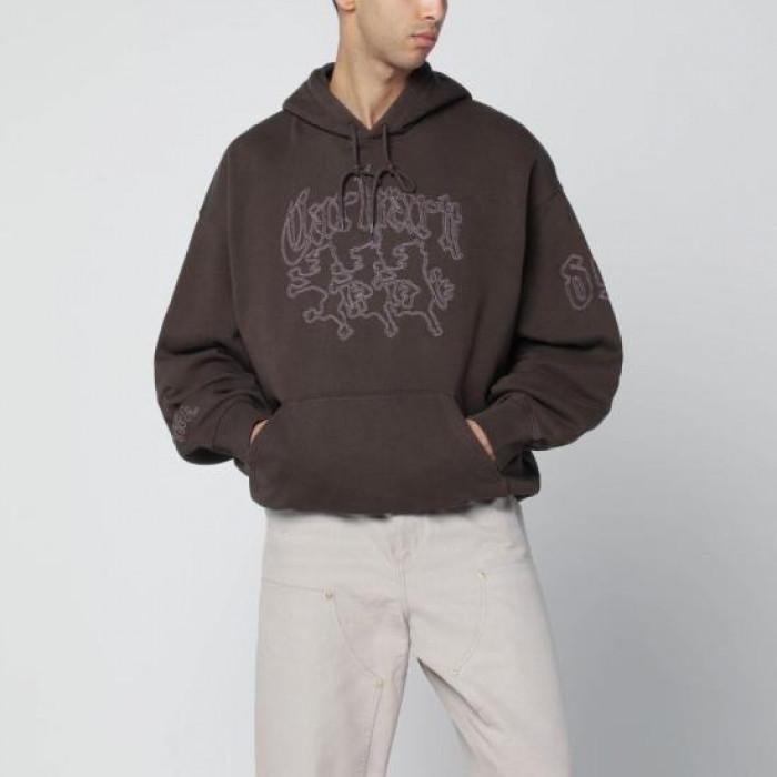 CARHARTT WIP Hackwork Logo Hooded Sweatshirt for Men I035641 3EEXX