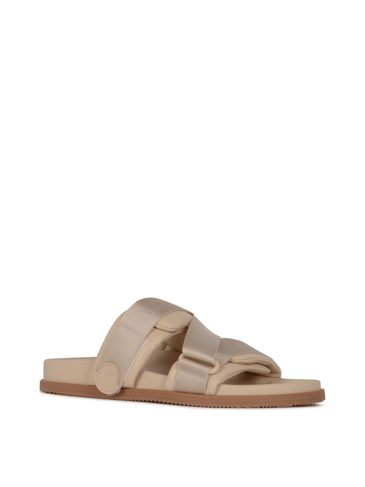 Moncler Leather Sandals Women’s Black Slide Sandals