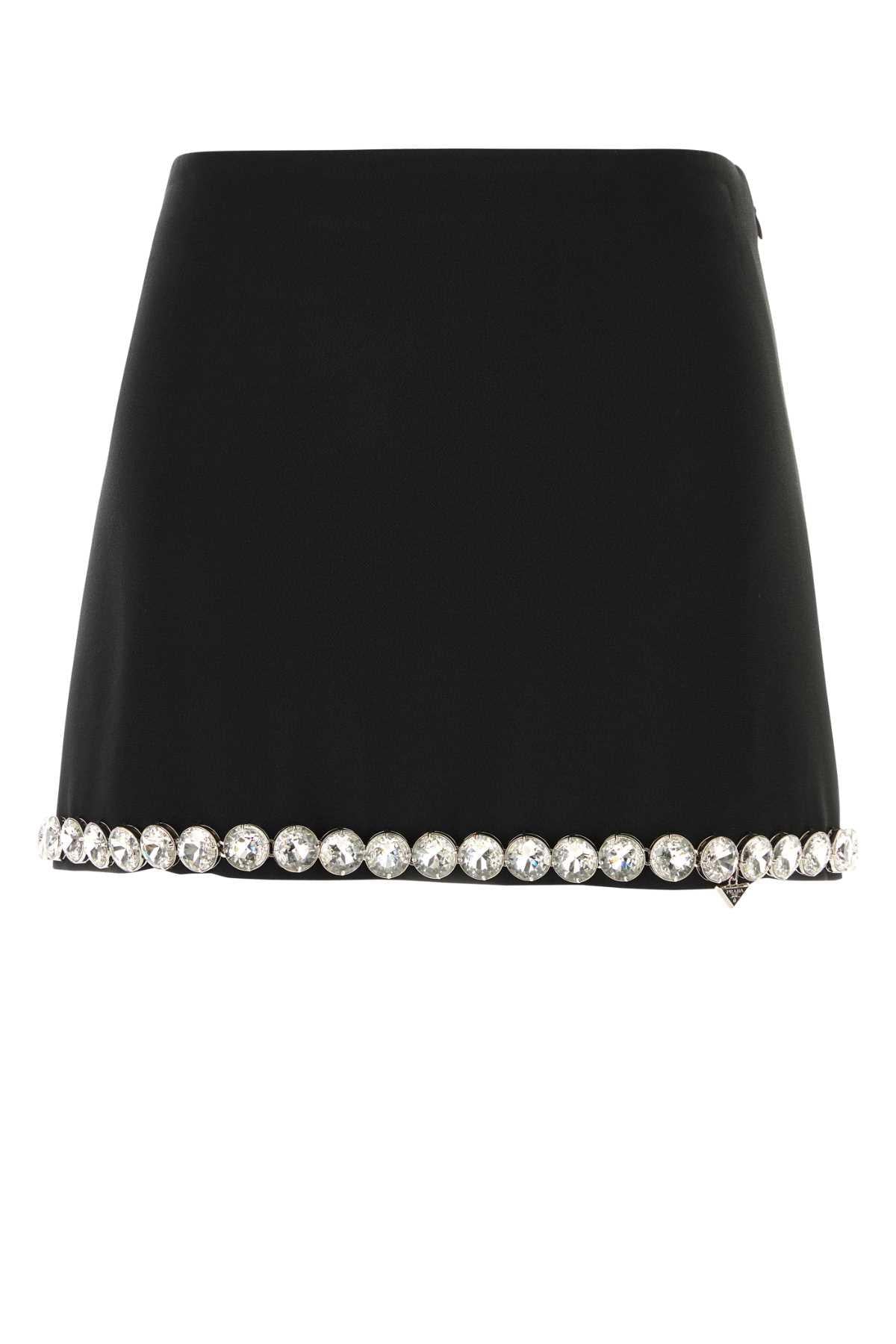 PRADA Black Mini Skirt Women’s Short Skirt
