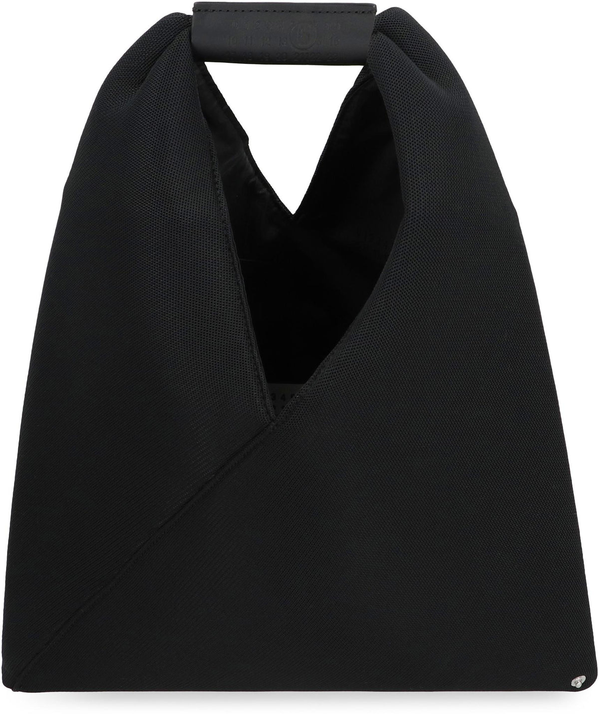 Maison Margiela Black Leather Shoulder Tote Bag