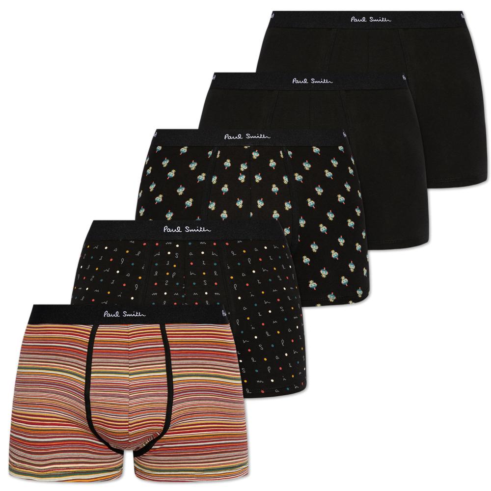 Paul Smith Black Mix 5-Pack Underwear for Men M1A 914 P5PK10 1A
