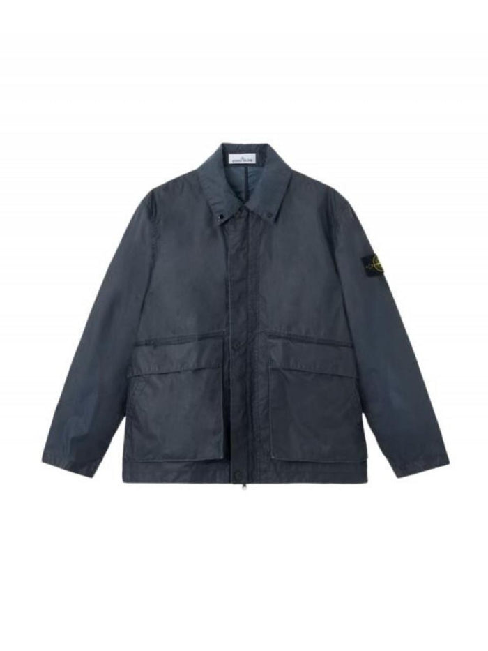 STONE ISLAND Waxed Pigment-Dyed Cotton Tela Coach Jack L1S15 4100054 S0290 V0020