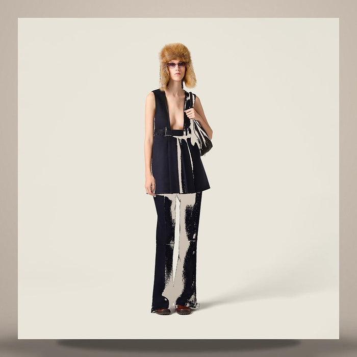Miu Miu Double Wool Classic Pants MP2051 6471 F0008