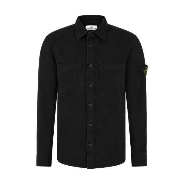 STONE ISLAND Micro Corduroy Overshirt Jacket Black Men’ L1S151200040 S0144 V0029