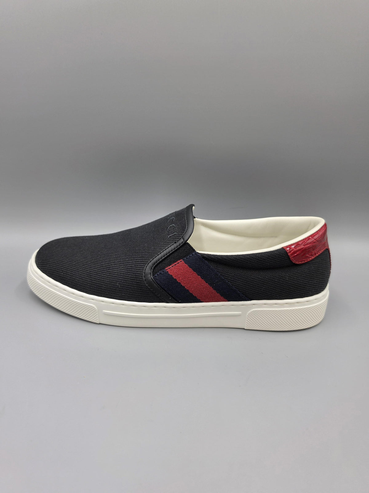 GUCCI Men’s Ace Canvas Slip-On Low Top Sneakers 834216