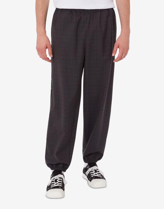 Moschino Grey Cotton Logo Jogger Sweatpants Men AEF261 ZZ03140226 AEF1191