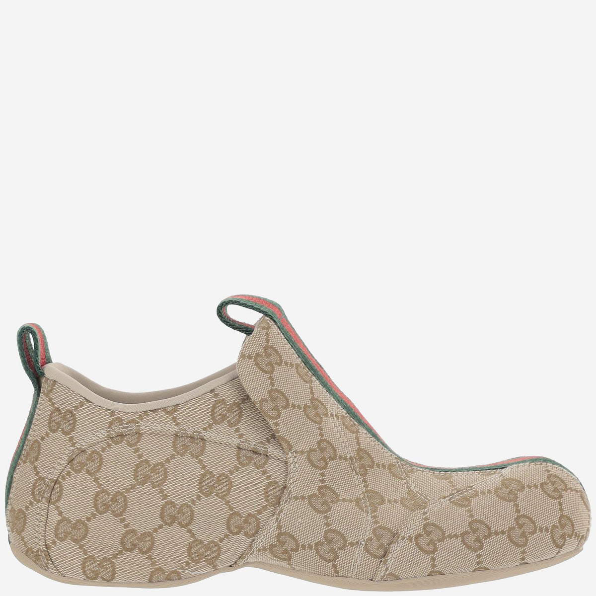 GUCCI White Leather Low Top Sneakers