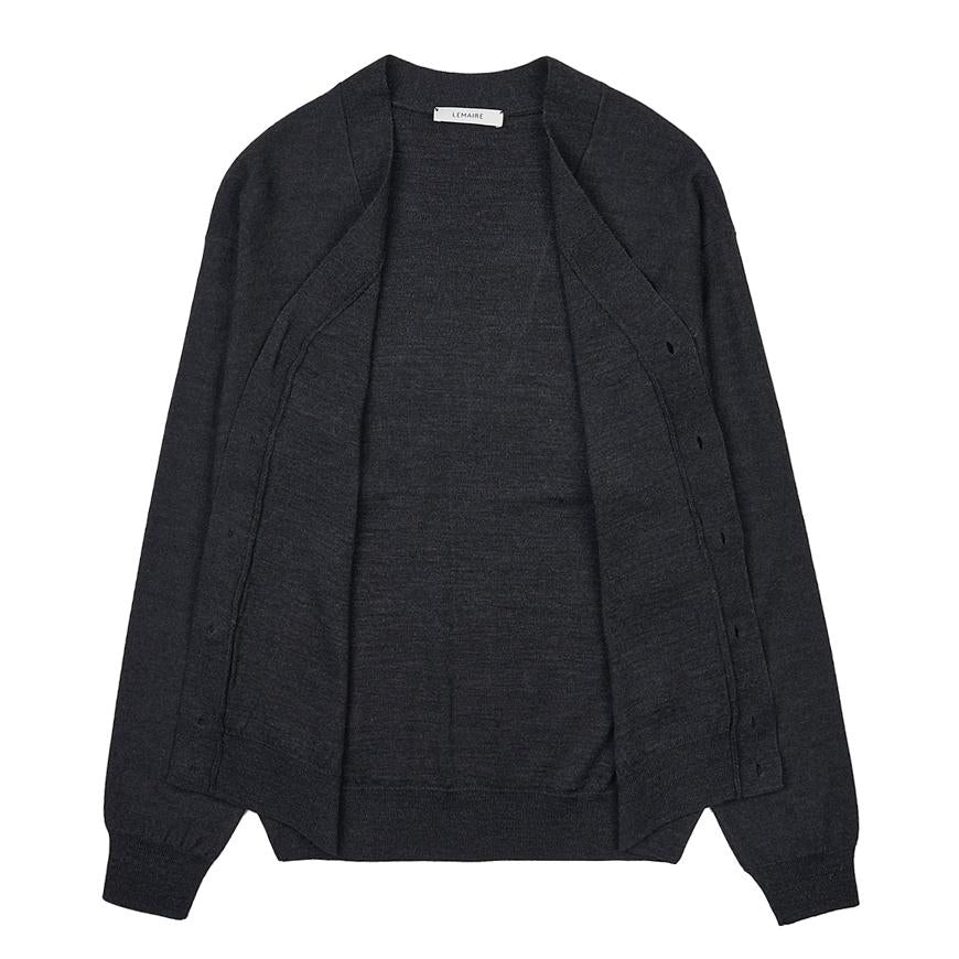 Lemaire Women’s Relaxed Twist Knit Cardigan Black