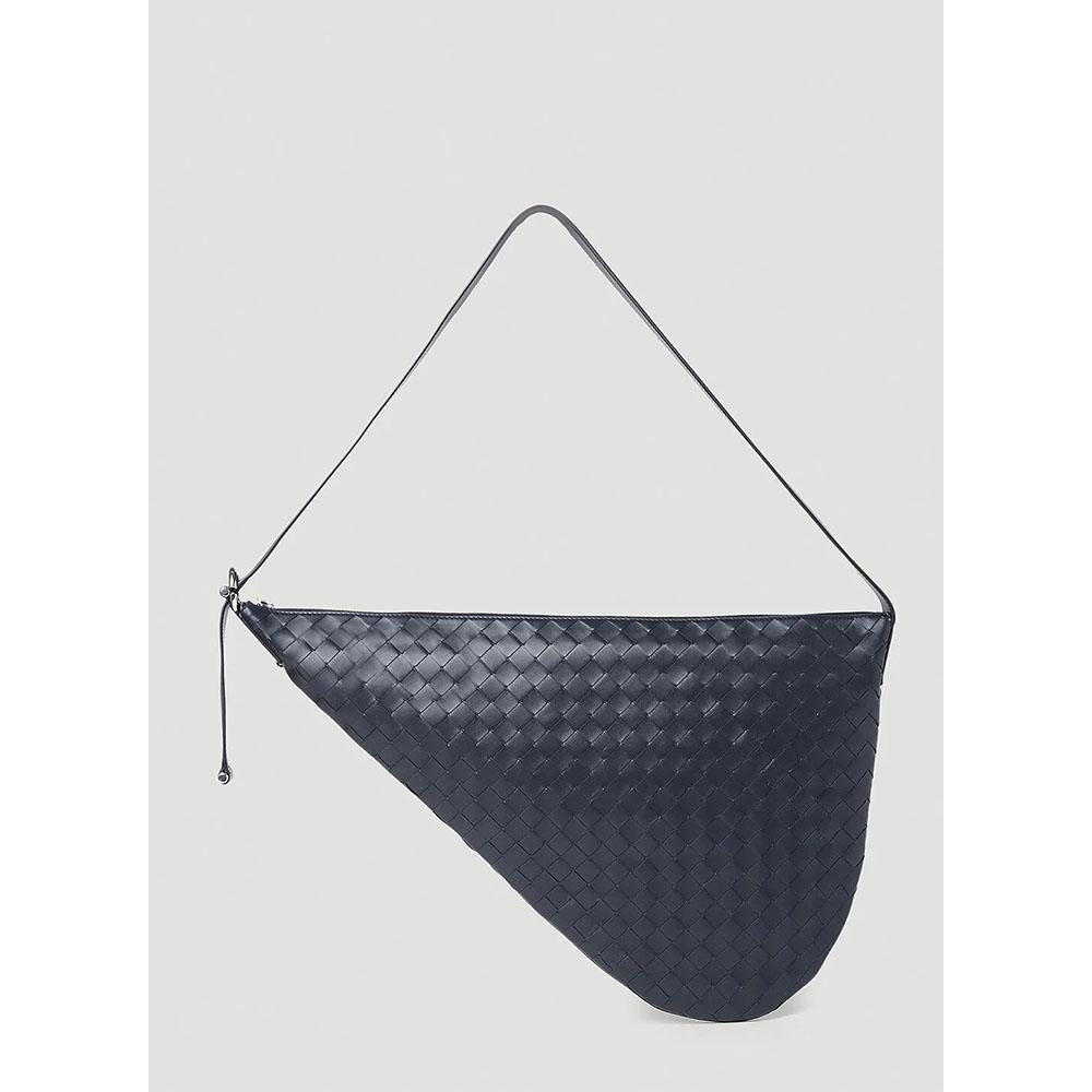 Bottega Veneta Navy Leather Men’s Crossbody Bag