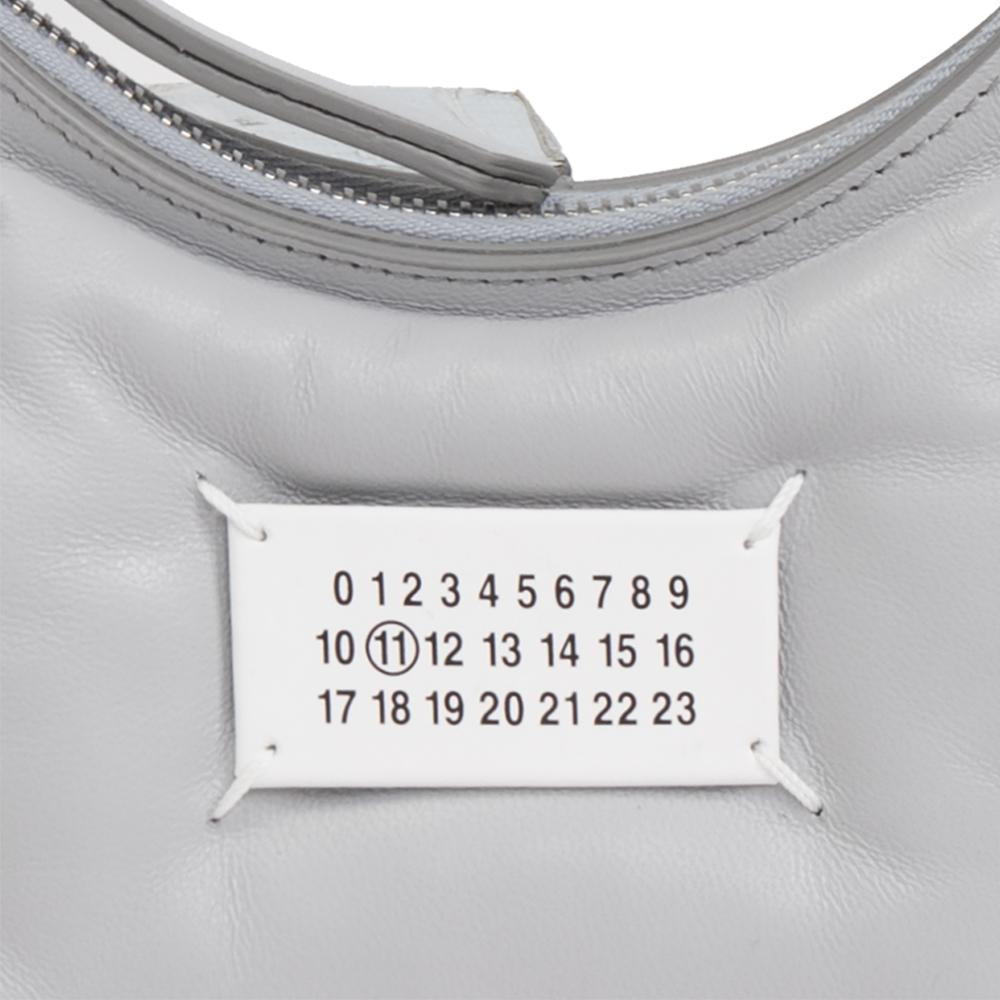 Maison Margiela Glam Slam Hobo Micro Shoulder Bag Gray SB1WG0021 P4300 T8058
