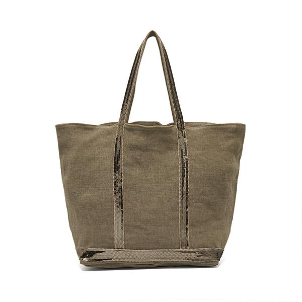 Vanessa Bruno Sequin Canvas Cabas Moyen Tote Bag Women’s Red