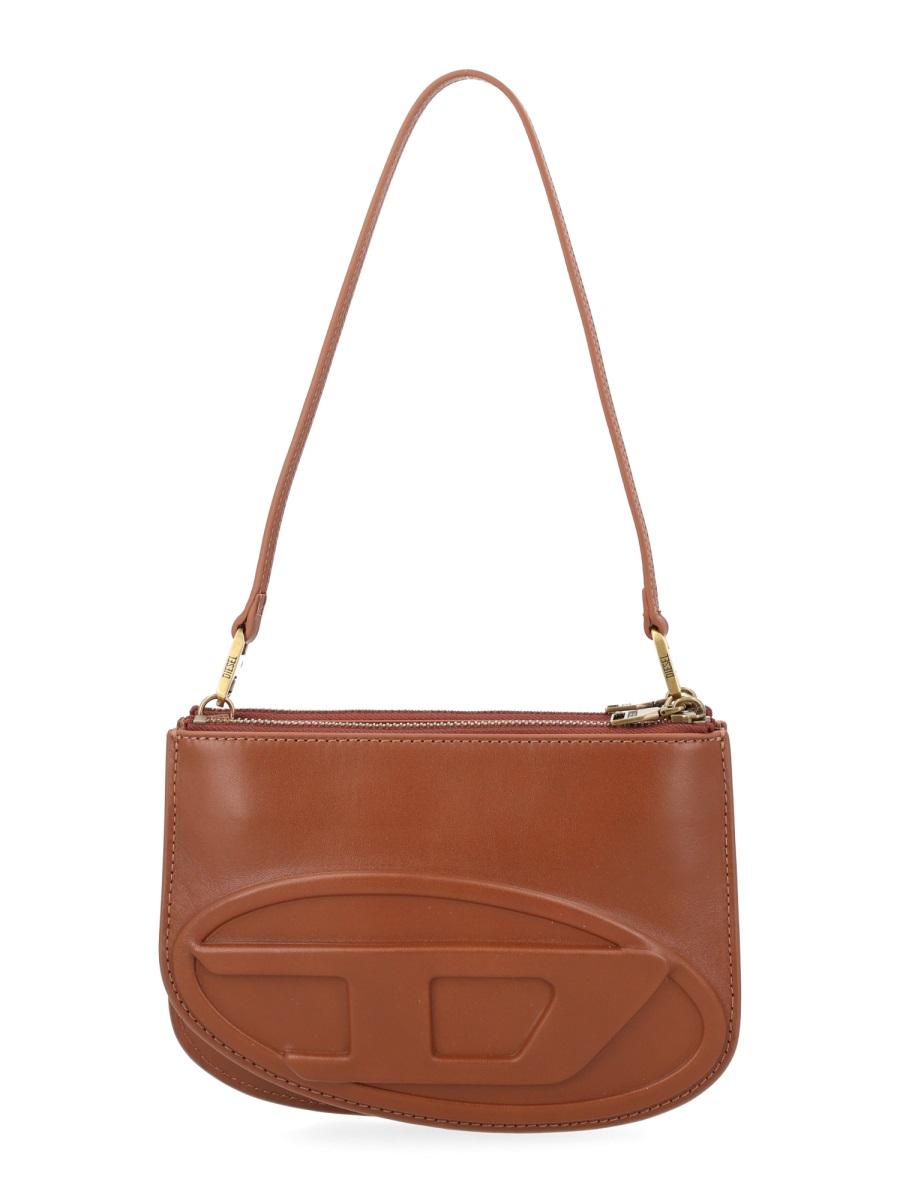 DIESEL Leather Shoulder Bag Black Women’s Handbag